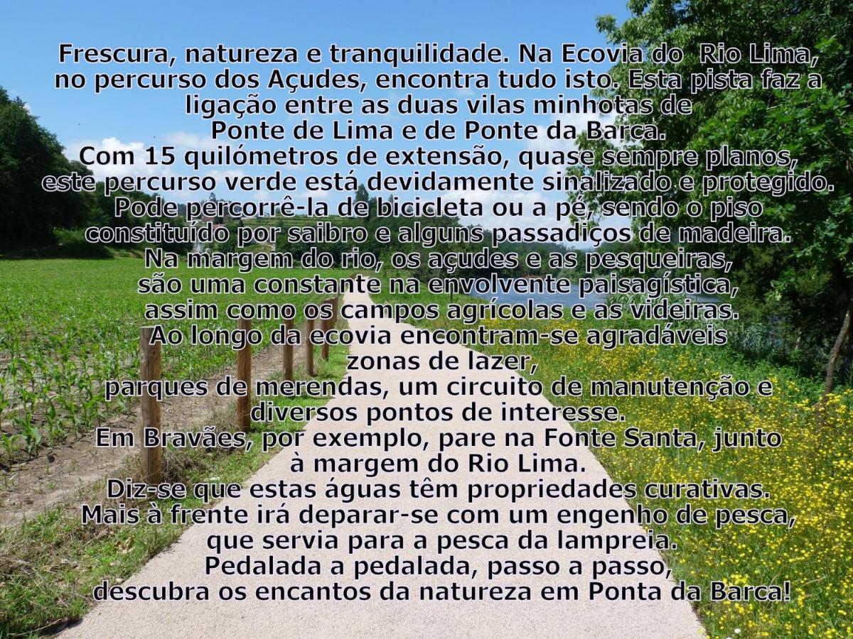 Apartmán Casa Do Rio Ponte da Barca Exteriér fotografie